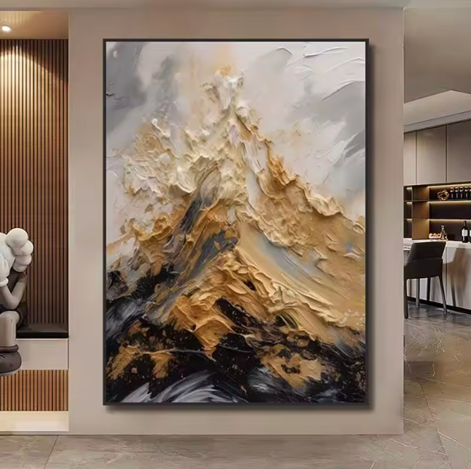 Quadro "vetta dorata"