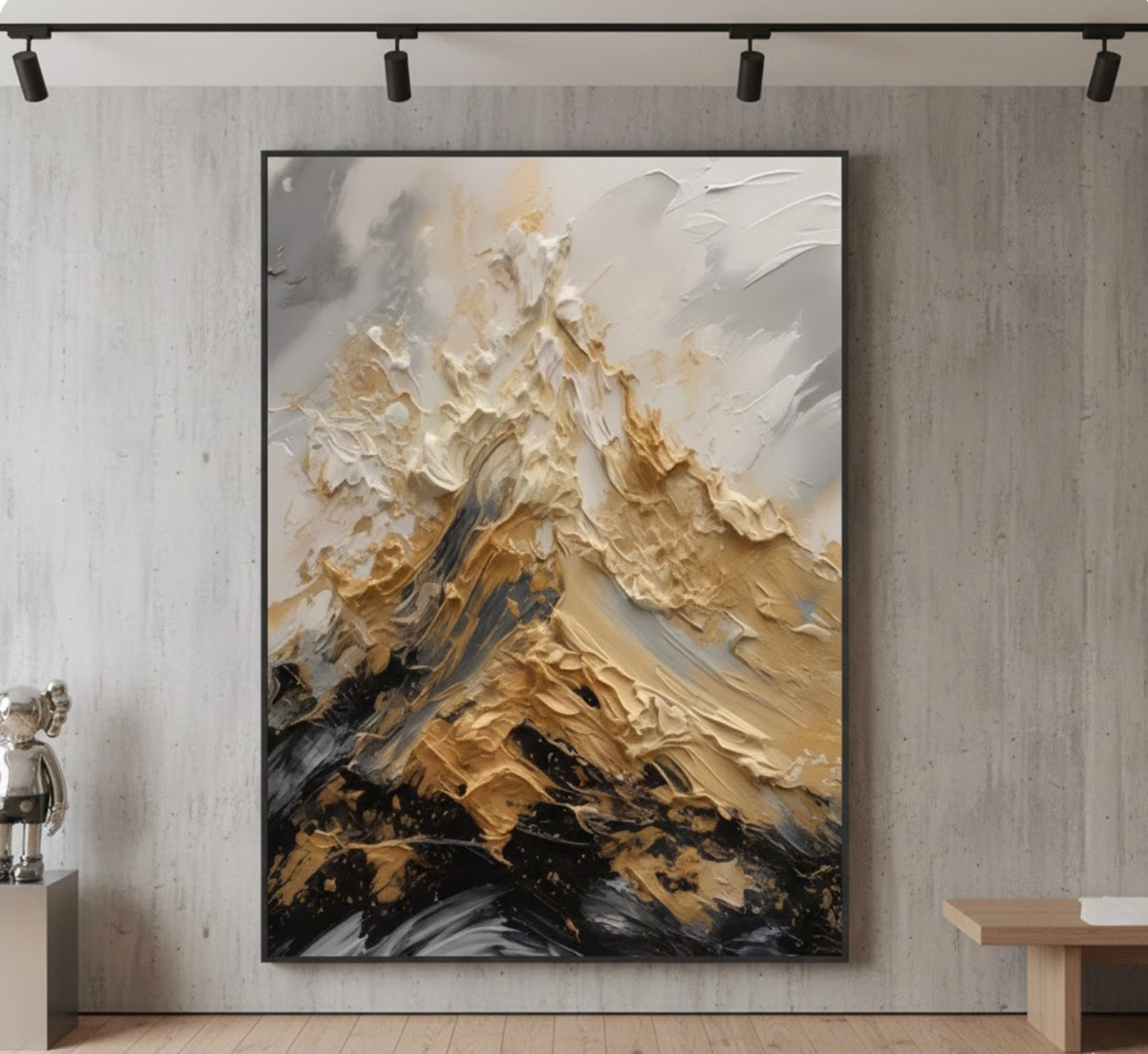 Quadro "vetta dorata"
