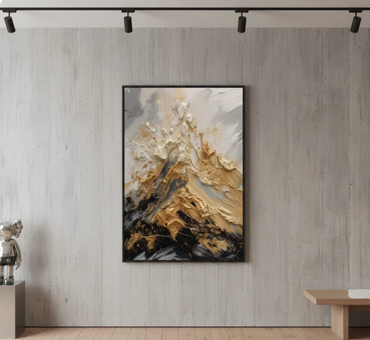 quadro "vetta dorata"