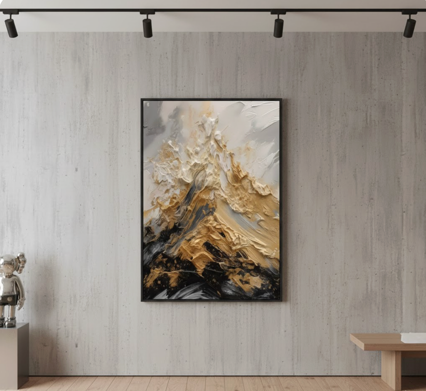 Quadro "vetta dorata"