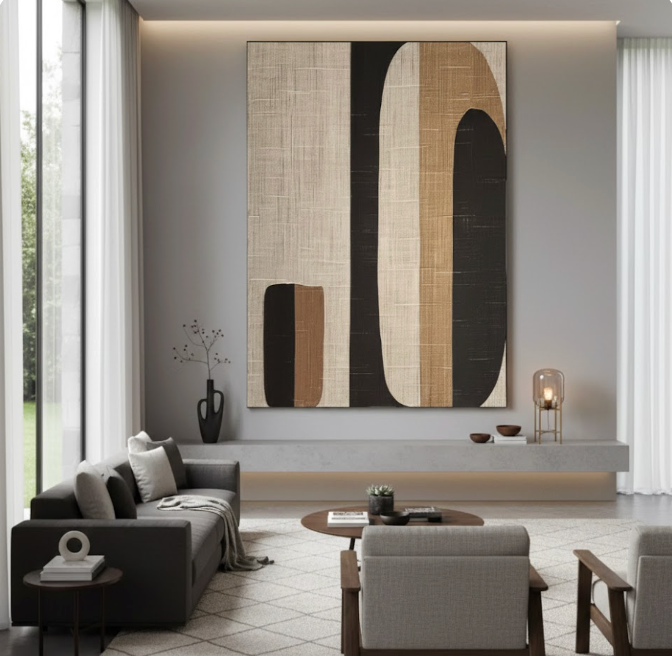 Quadro "Trame Conemporanee"